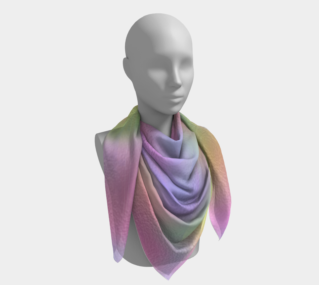 Iridescence #1 Square Scarf