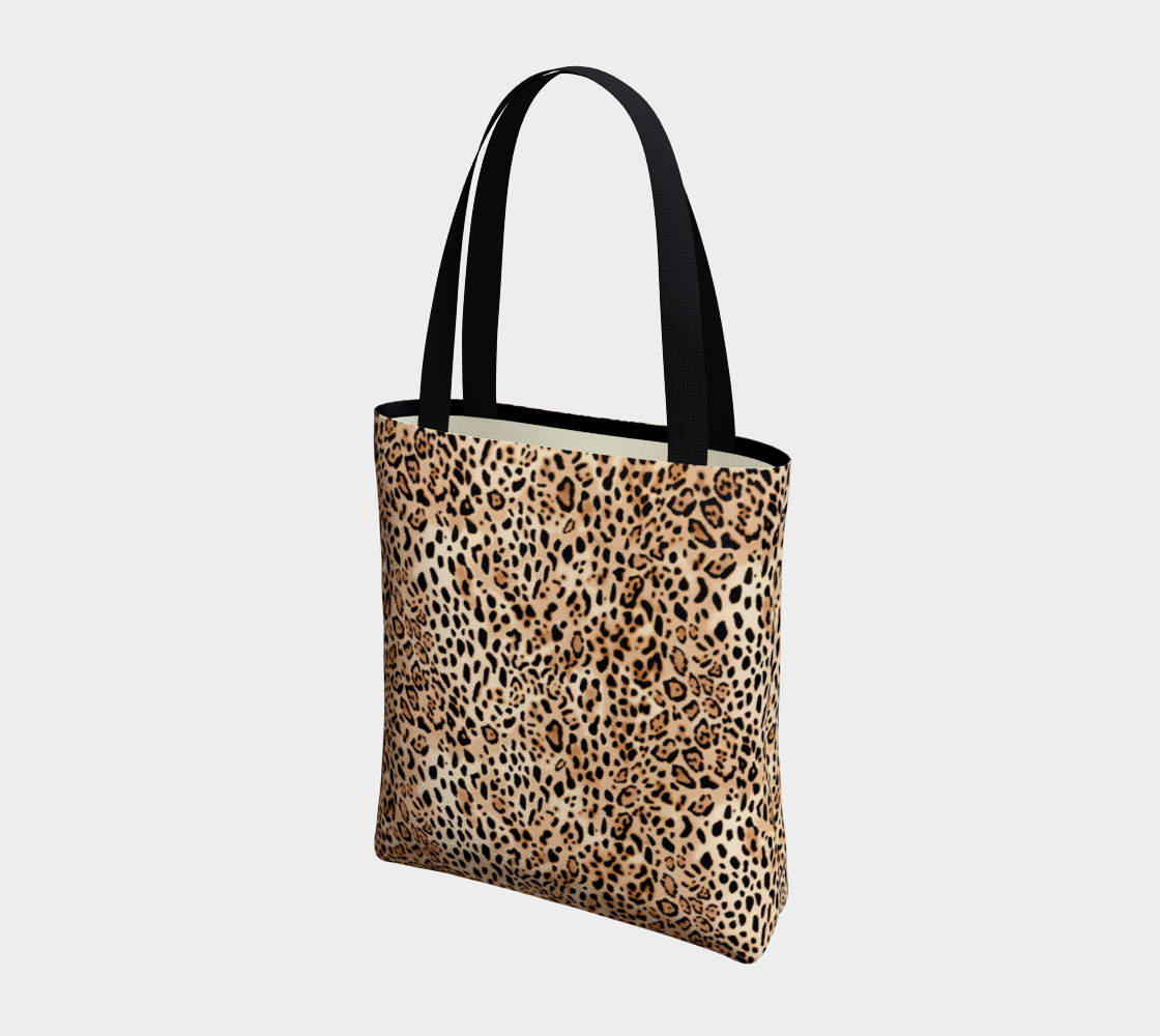 Tan Big Cats Chic Tote