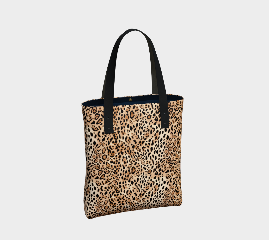 Tan Big Cats Chic Tote