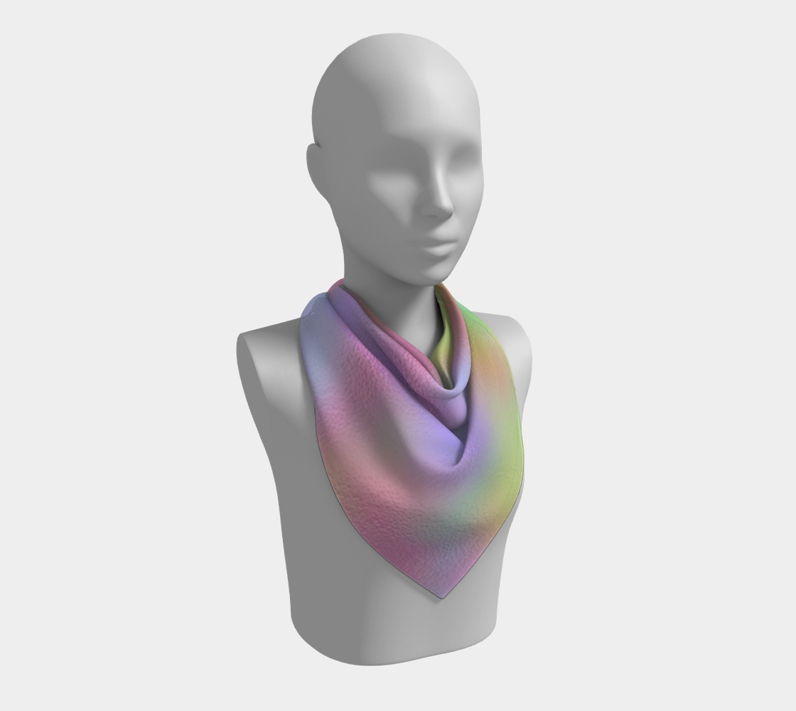 Iridescence #1 Square Scarf