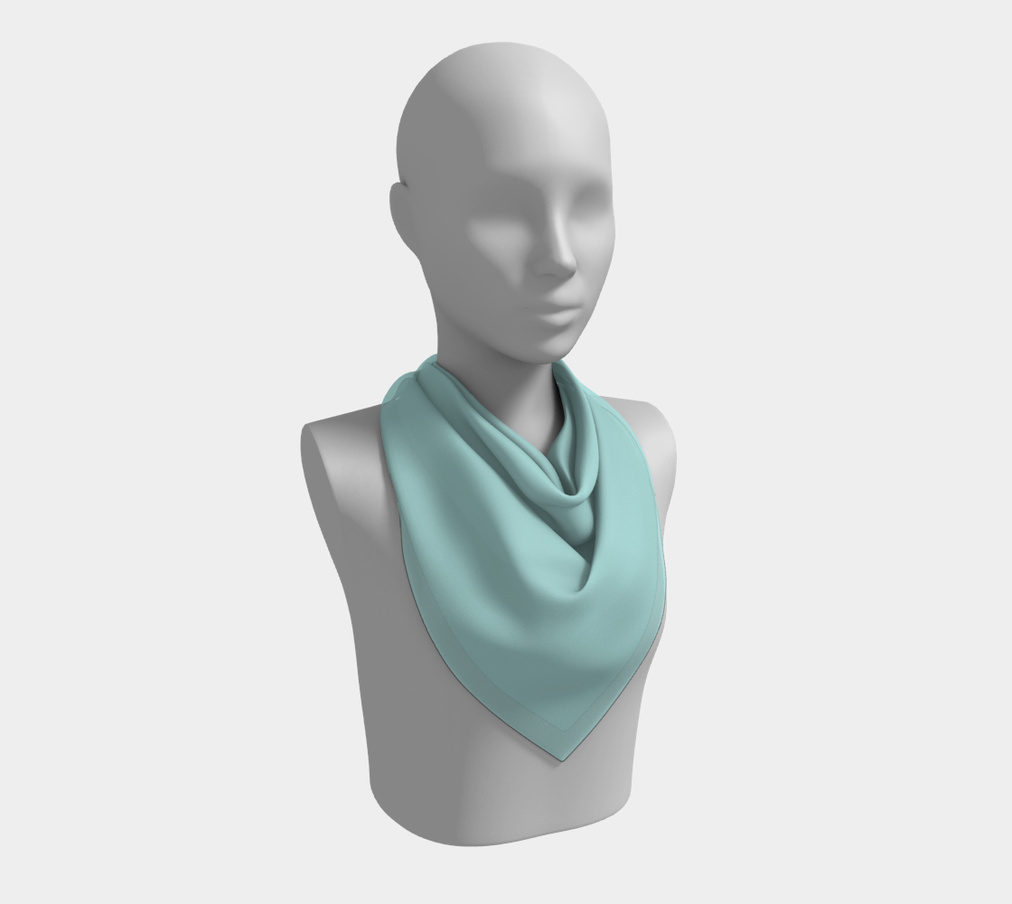 Aqua Square Scarf