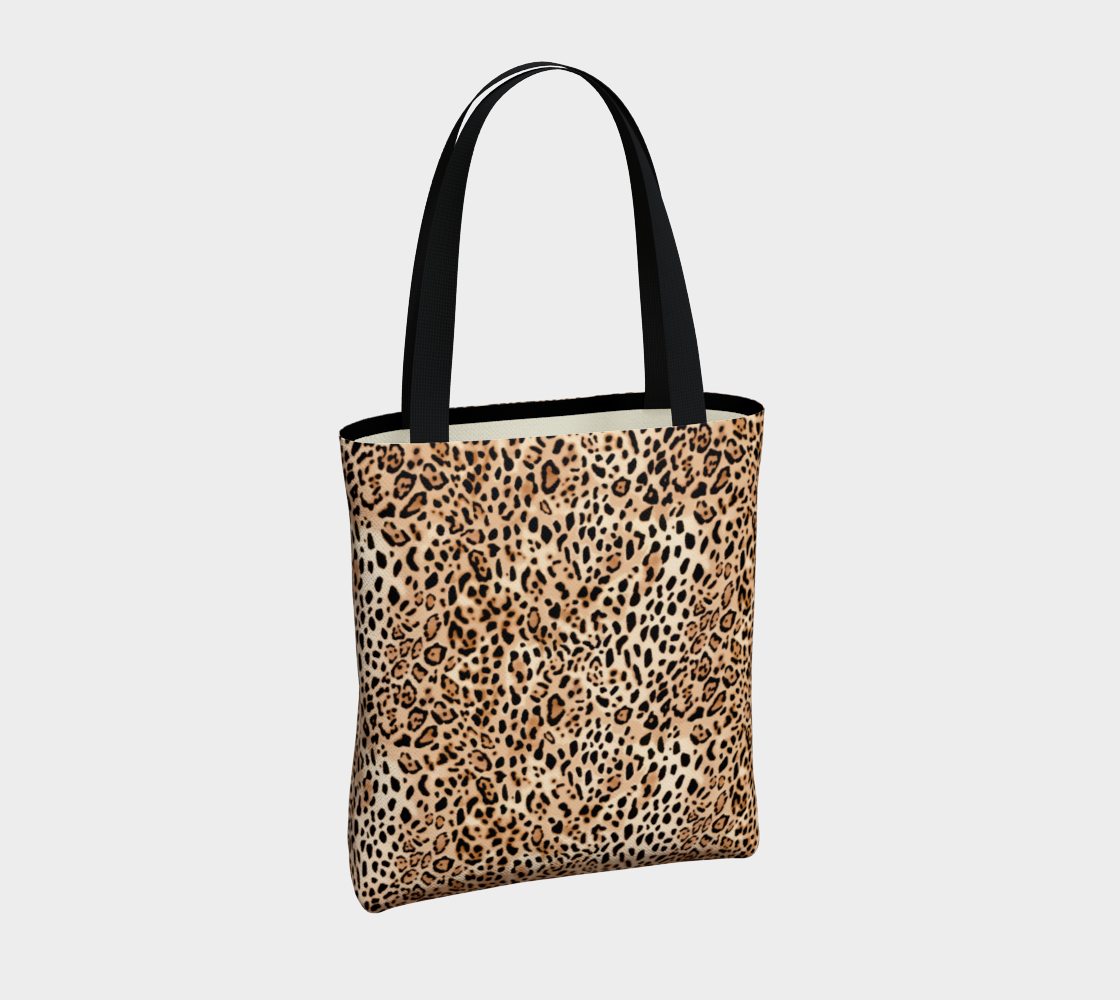 Tan Big Cats Chic Tote