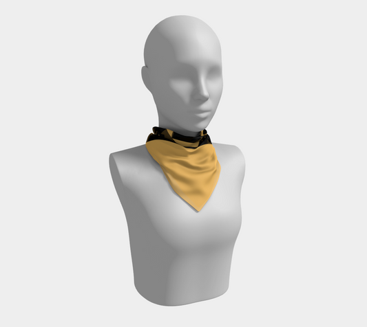 Inca Gold Black Diamond Square Scarf