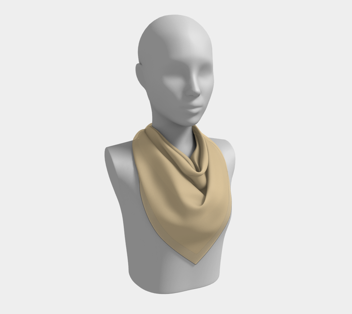 Khaki Savanna Square Scarf