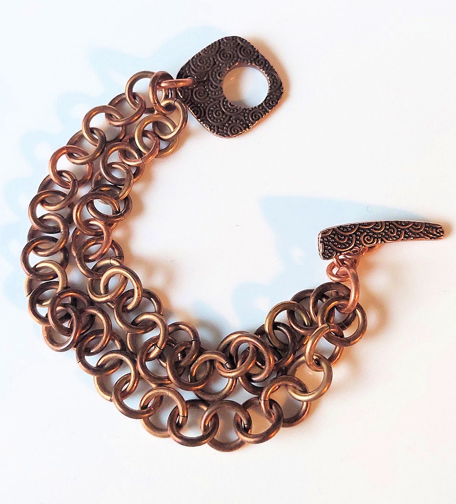 Brass & Copper 1-in-1 Chain Bracelet